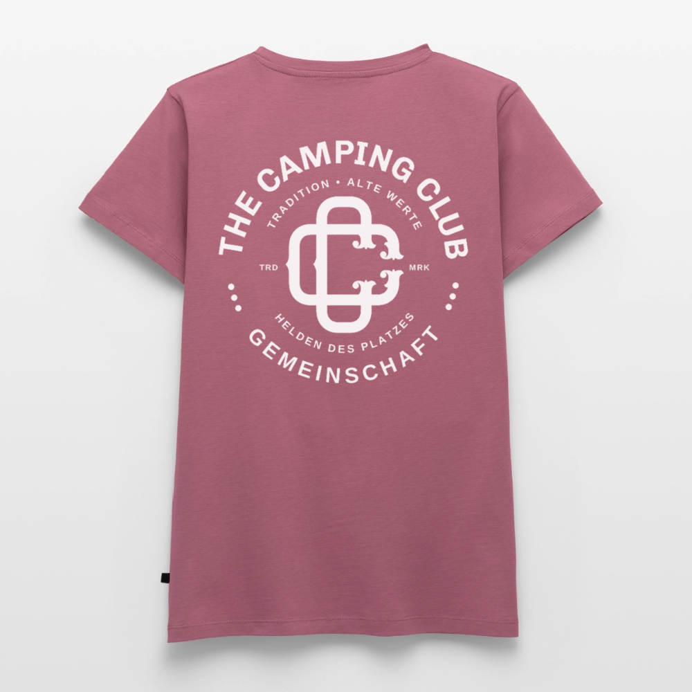 Camping Club - Damen Camping T-Shirt - Mauve