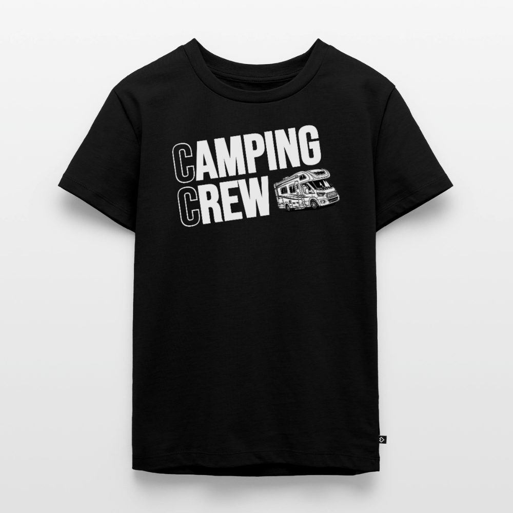 Wohnmobil Camping Crew - Kinder Camping T-Shirt - Schwarz