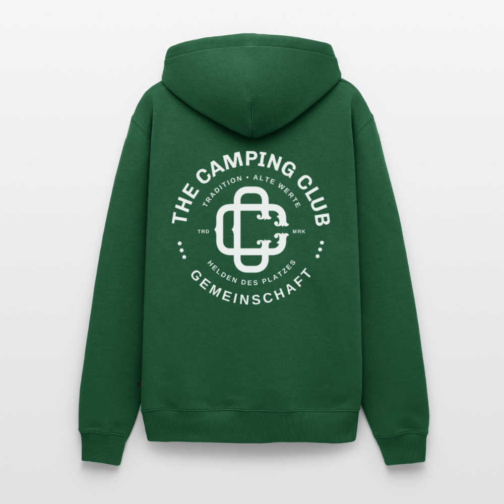 Camping Club - Herren Camping Hoodie - Flaschengrün