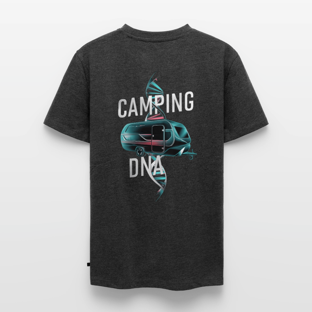Wohnwagen Camping DNA - Herren Camping T-Shirt - Anthrazit meliert