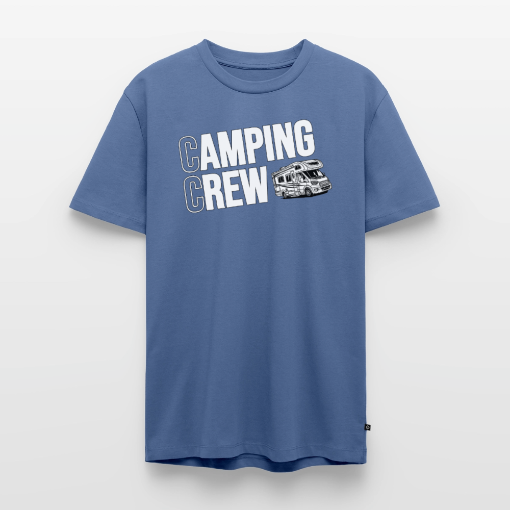 Wohnmobil Camping Crew - Herren Camping T-Shirt - Taubenblau