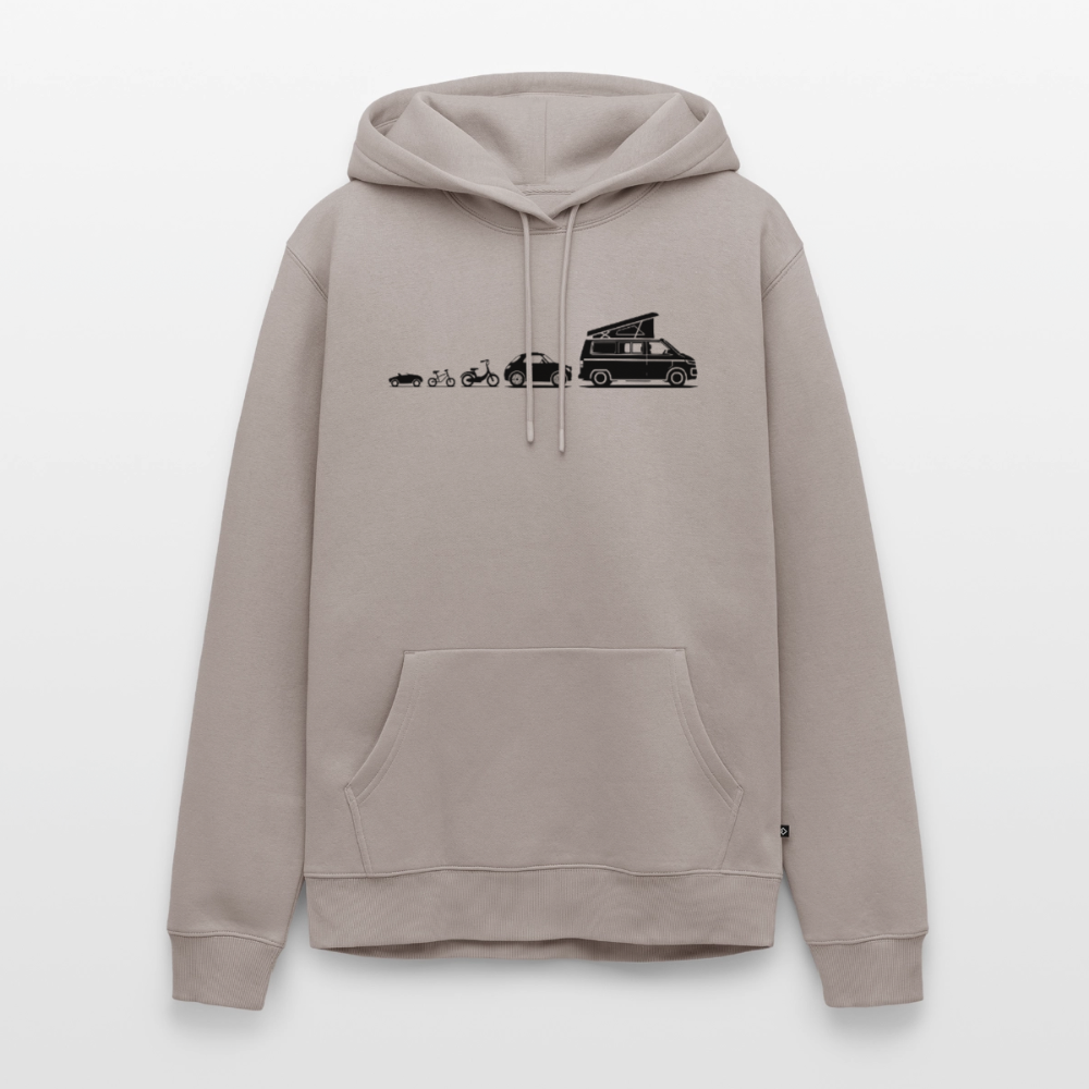 Evolution Bulli - Herren Camping Hoodie - Taupe
