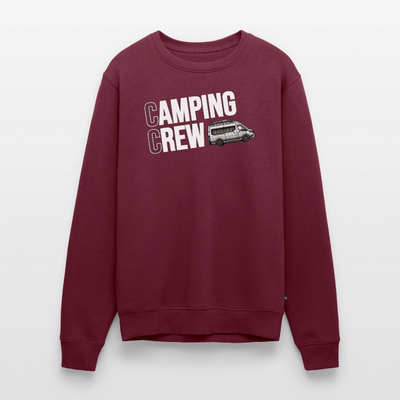 Vanlife Camping Crew - Herren Camping Sweatshirt - Burgunderrot