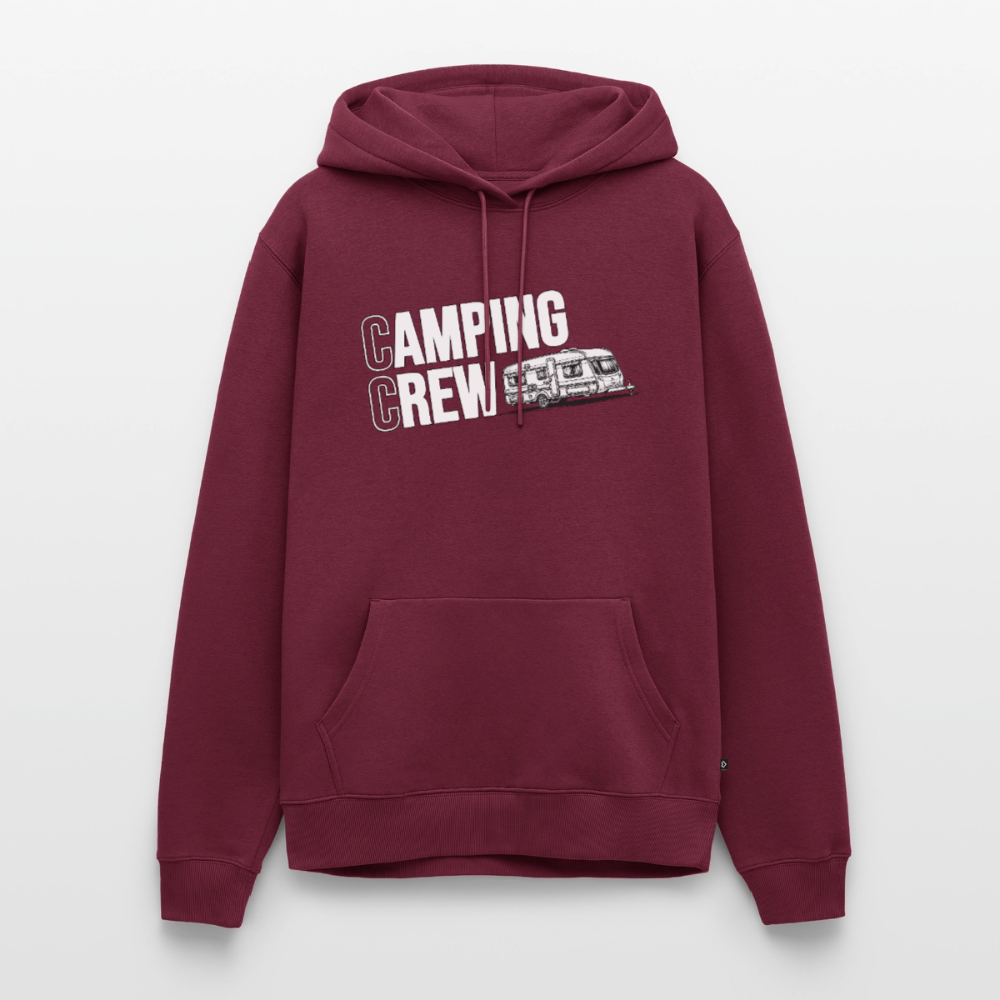 Wohnwagen Camping Crew - Herren Camping Hoodie - Burgunderrot