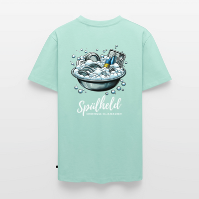 Camping Spülheld - Herren Camping T-Shirt - Mint 