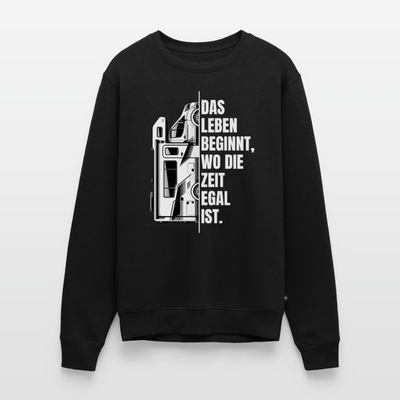 Camping ist Zeitlos - Herren Camping Sweatshirt - Vanlife - Schwarz