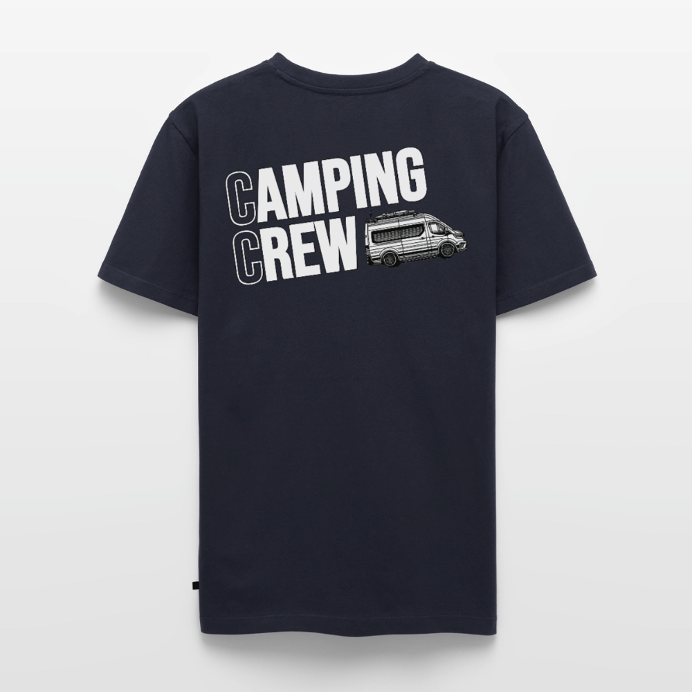 Vanlife Camping Crew - Herren Camping T-Shirt - Rückendruck - Navy