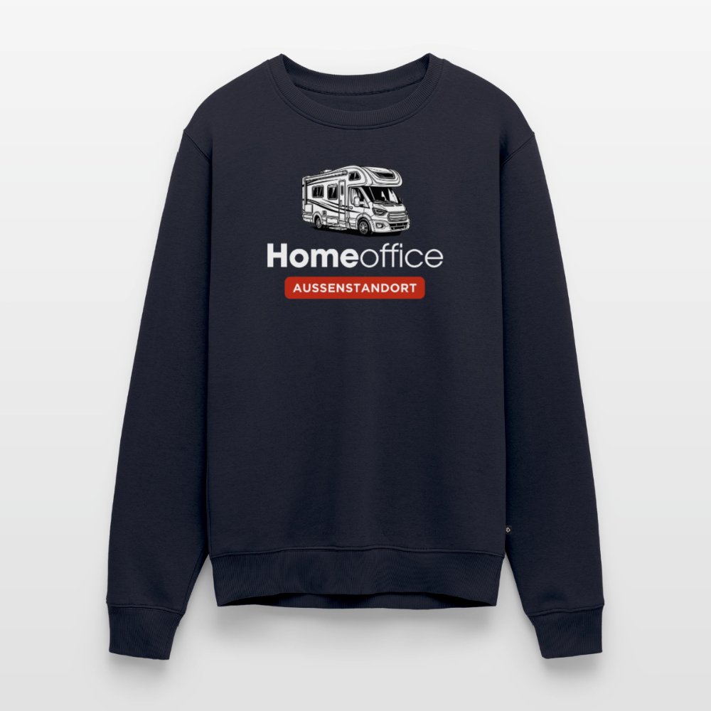 Wohnmobil Homeoffice - Herren Camping Sweatshirt - Navy