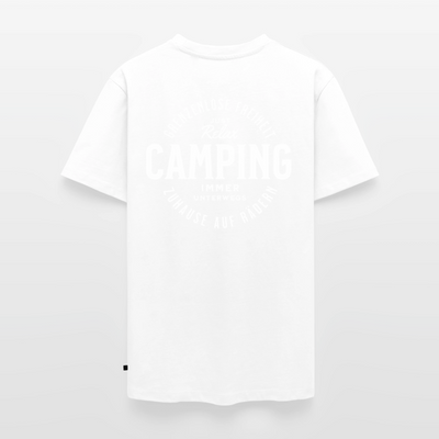 Grenzenlose Freiheit - Herren Camping T-Shirt - Weiß