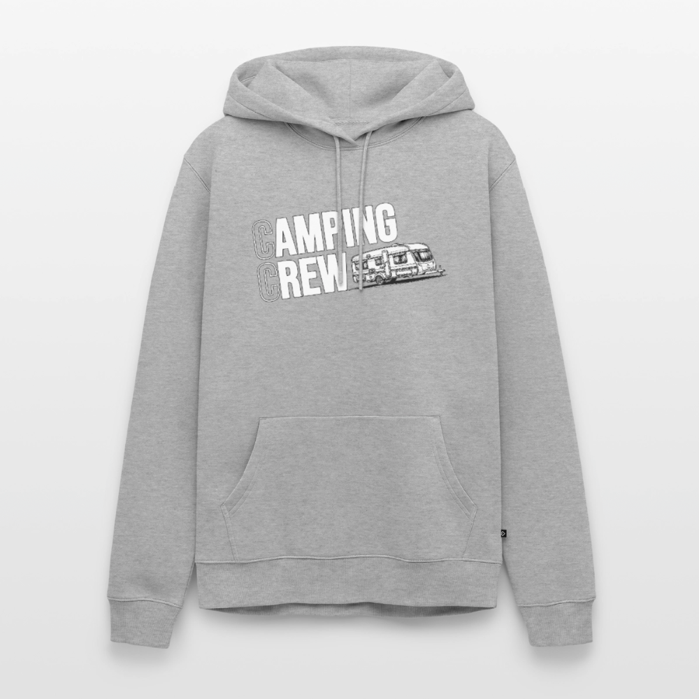 Wohnwagen Camping Crew - Herren Camping Hoodie - Grau meliert