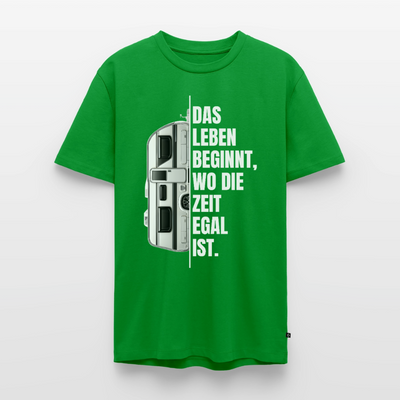 Camping ist Zeitlos - Herren Camping T-Shirt - Wohnwagen - Grün