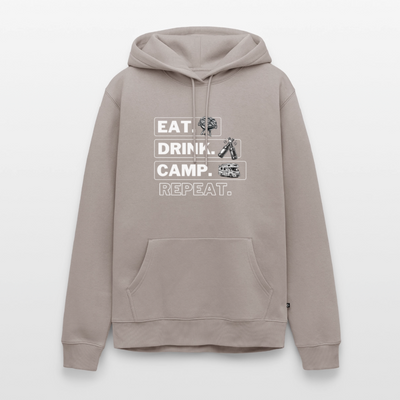 Eat Drink Camp - Herren Camping Hoodie - Wohnmobil - Taupe