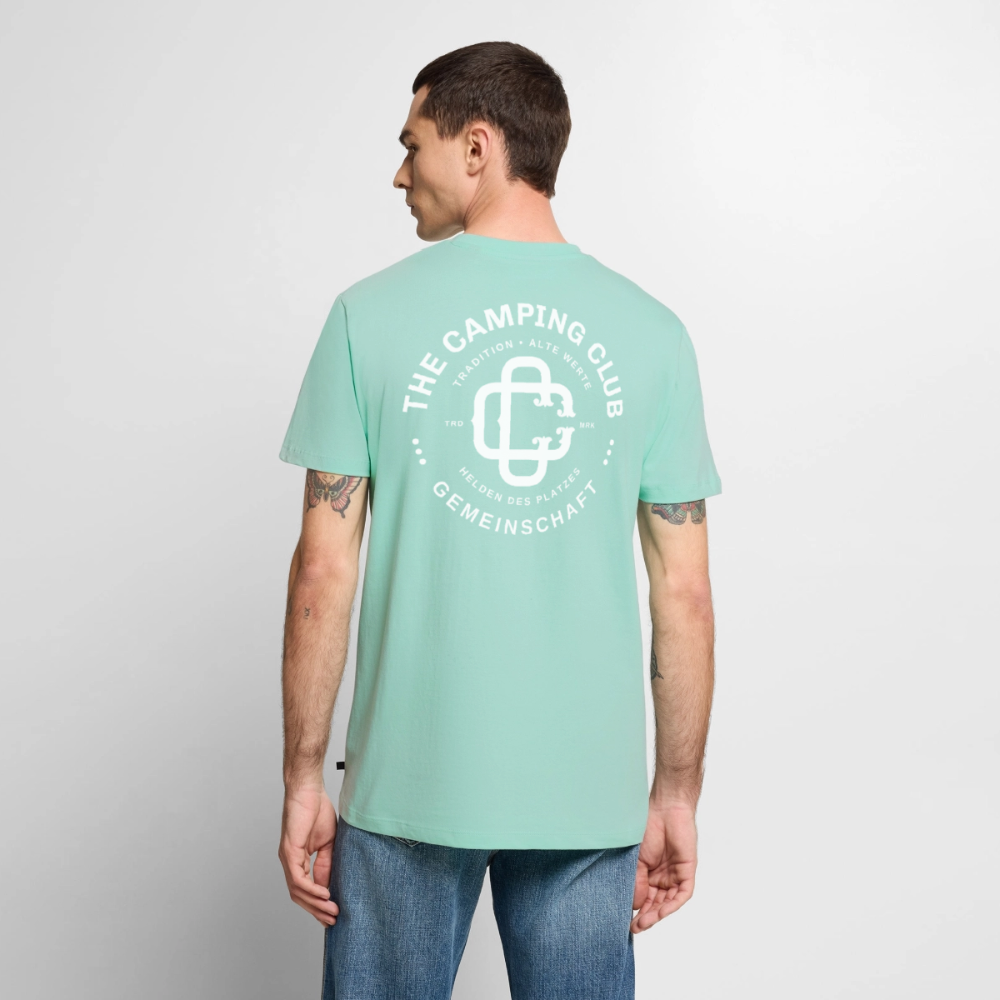 Camping Club - Herren Camping T-Shirt - Mint 