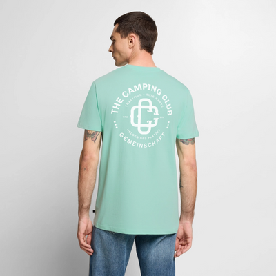 Camping Club - Herren Camping T-Shirt - Mint 