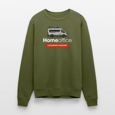 Vanlife Homeoffice - Herren Camping Sweatshirt - Khaki