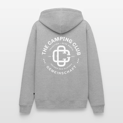 Camping Club - Herren Camping Hoodie - Grau meliert
