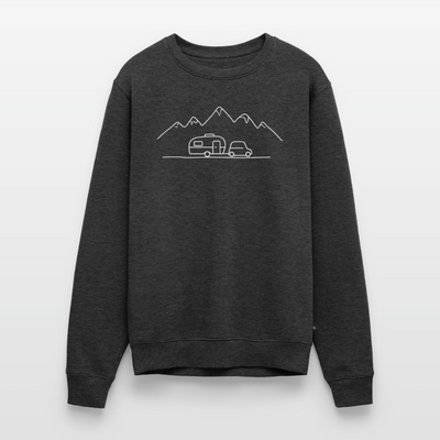 Keep it simple - Herren Camping Sweatshirt - Anthrazit meliert