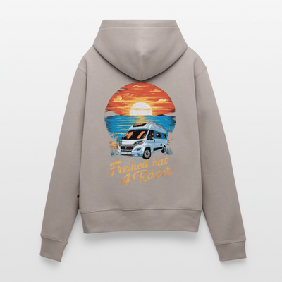 SPOD - Freiheit hat 4 Räder - Damen Camping Hoodie - Vanlife - Taupe