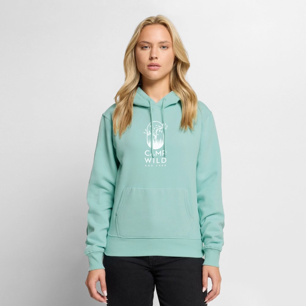 SS - Damen Hoodie - Wild and Free - Mint 