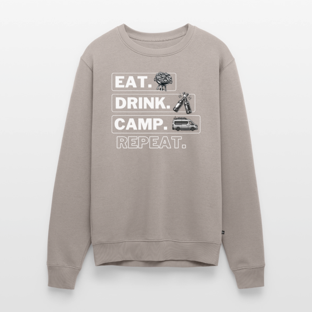 Camping Kreislauf - Herren Camping Sweatshirt - Vanlife - Taupe