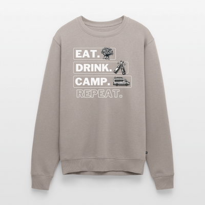 Camping Kreislauf - Herren Camping Sweatshirt - Vanlife - Taupe