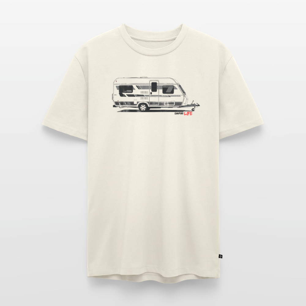 Wohnmobil Camping Life - Herren Camping T-Shirt - Naturweiß