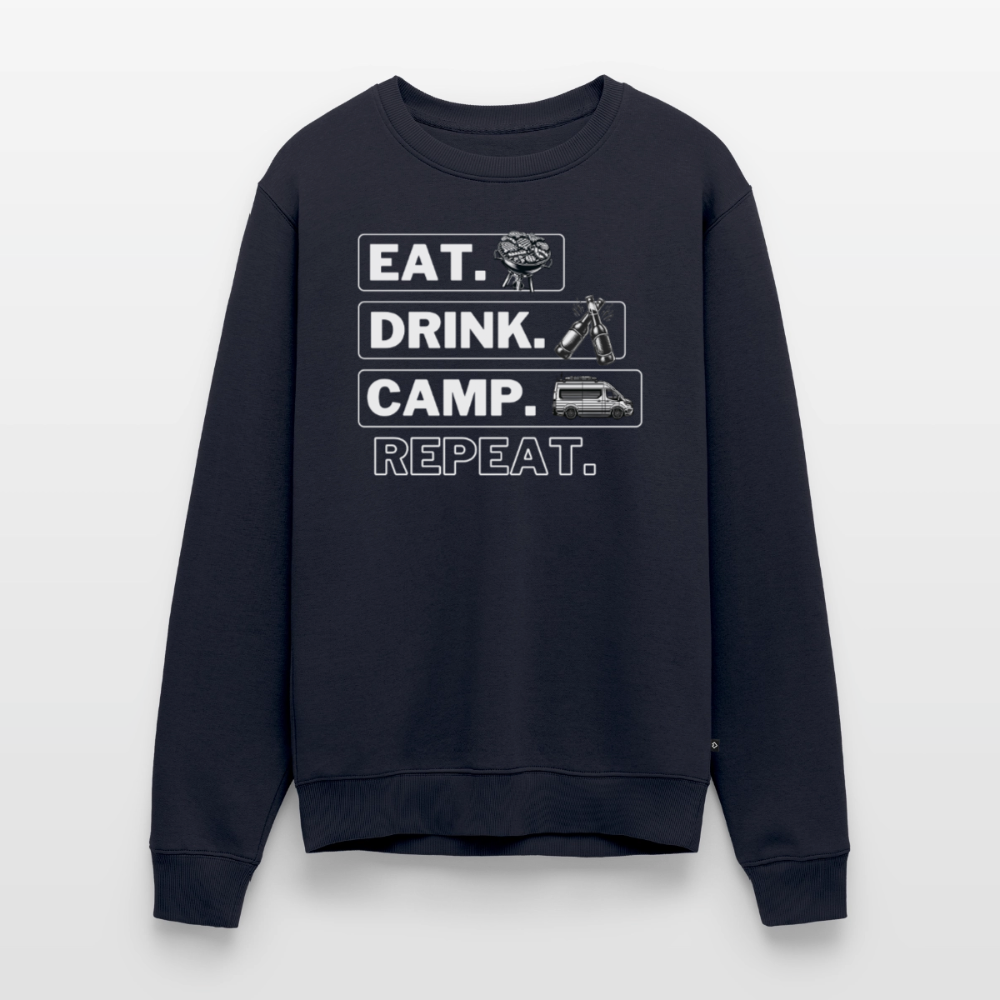 Camping Kreislauf - Herren Camping Sweatshirt - Vanlife - Navy