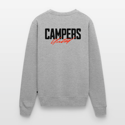 Campers United - Herren Camping Sweatshirt - Grau meliert
