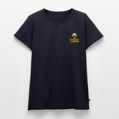 Vogelwuider Camper - Damen Camping T-Shirt - Navy