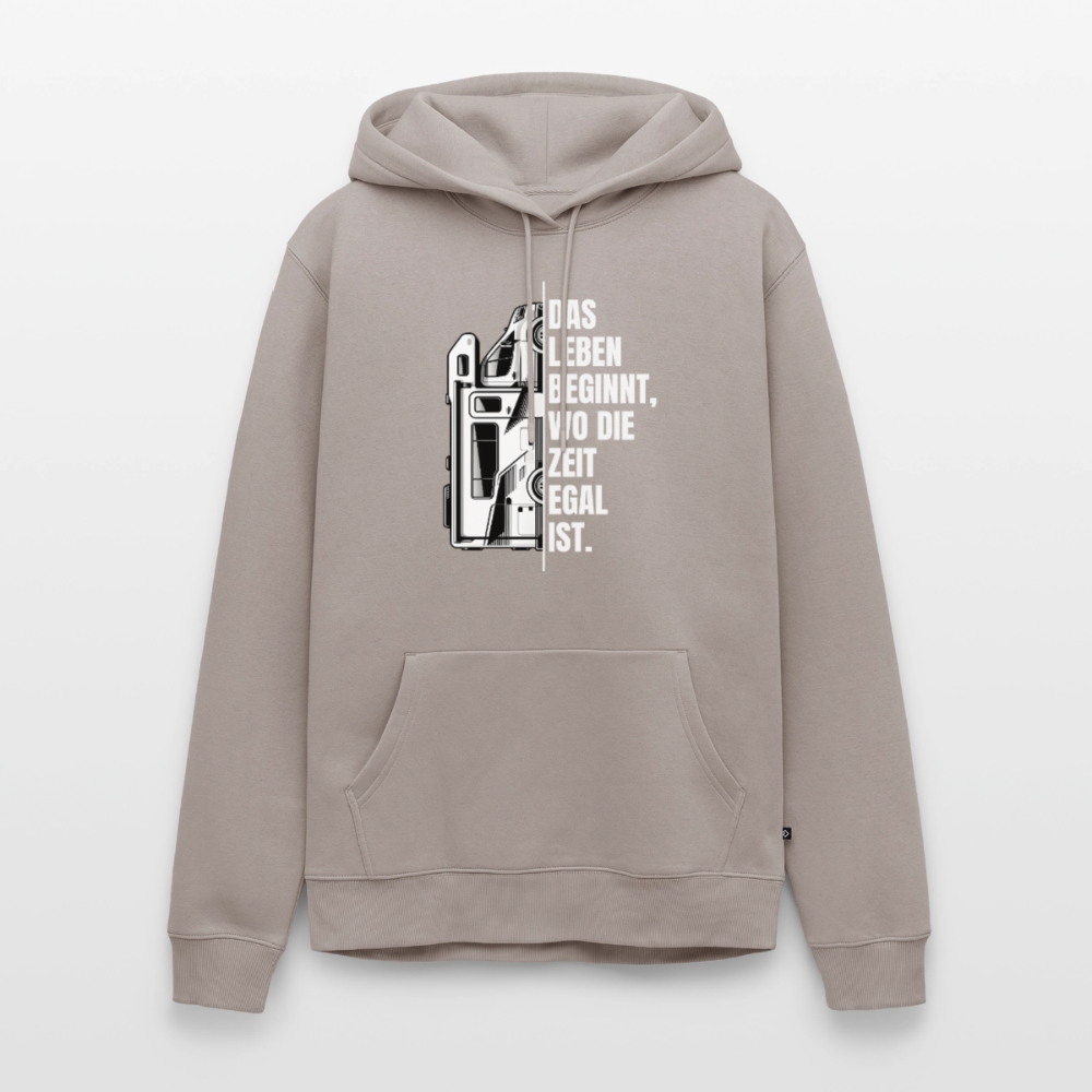 Camping ist Zeitlos - Herren Camping Hoodie - Wohnmobil - Taupe