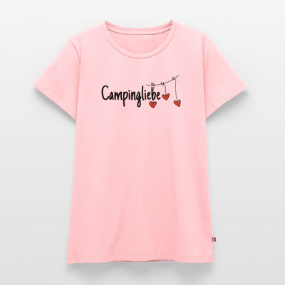 Campingliebe - Damen Camping T-Shirt - Rosa