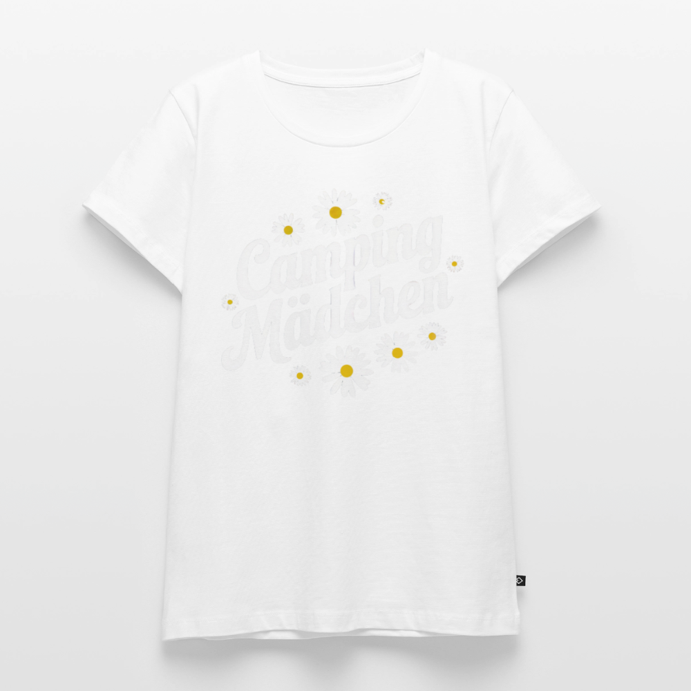 Camping Mädchen - Damen Camping T-Shirt - Weiß