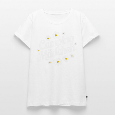 Camping Mädchen - Damen Camping T-Shirt - Weiß