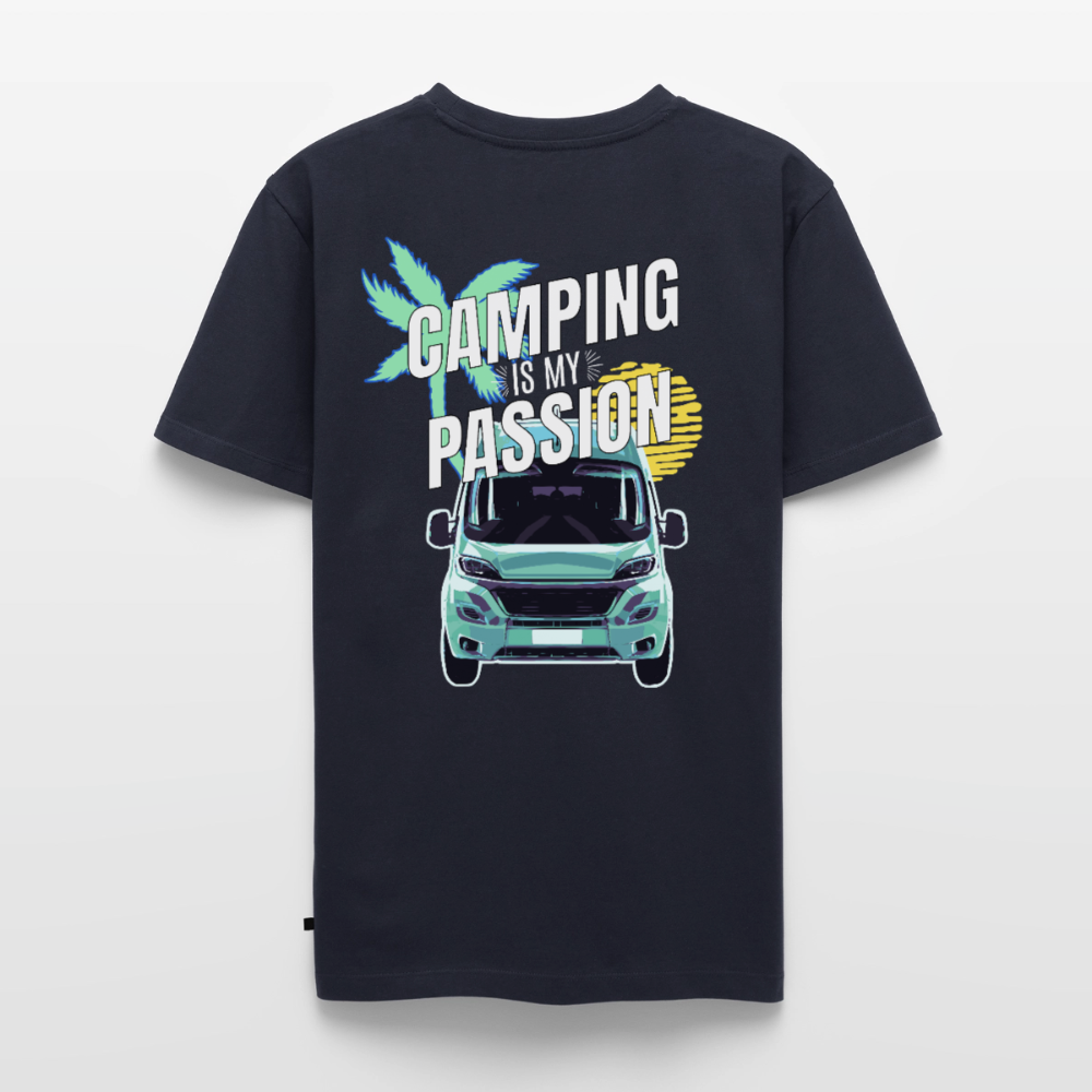 Camping Passion - Herren Camping T-Shirt - Navy