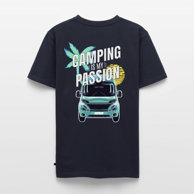 Camping Passion - Herren Camping T-Shirt - Navy