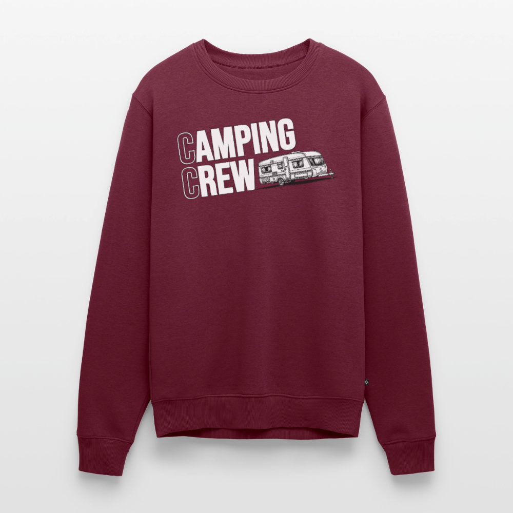 Wohnwagen Camping Crew - Herren Camping Sweatshirt - Burgunderrot