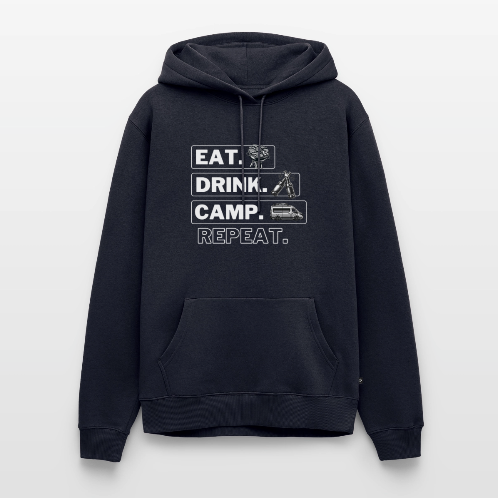 Eat Drink Camp - Herren Camping Hoodie - Vanlife - Navy