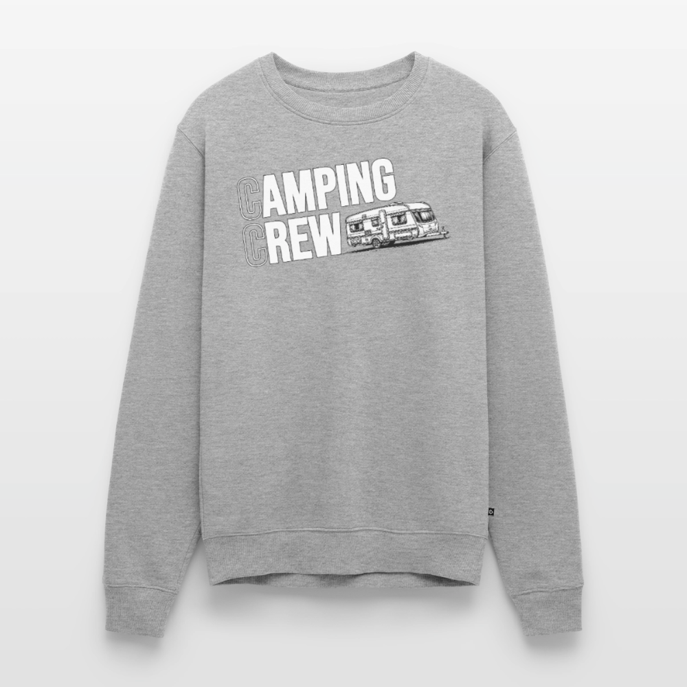 Wohnwagen Camping Crew - Herren Camping Sweatshirt - Grau meliert