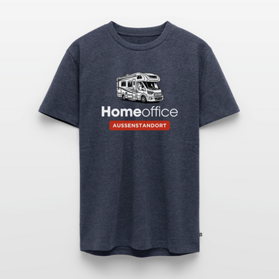 Wohnmobil Homeoffice - Herren Camping T-Shirt - Jeansblau 