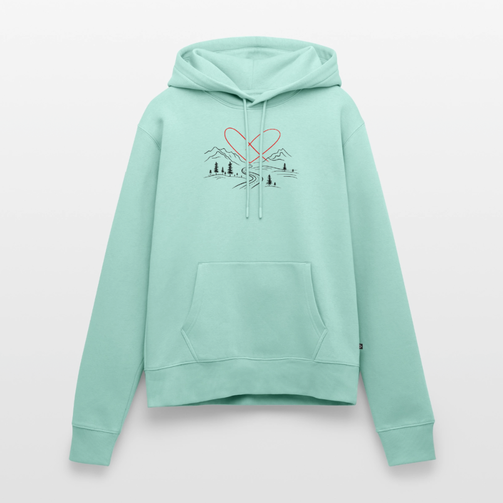 SPOD - Naturliebe - Damen Camping Hoodie - Mint 