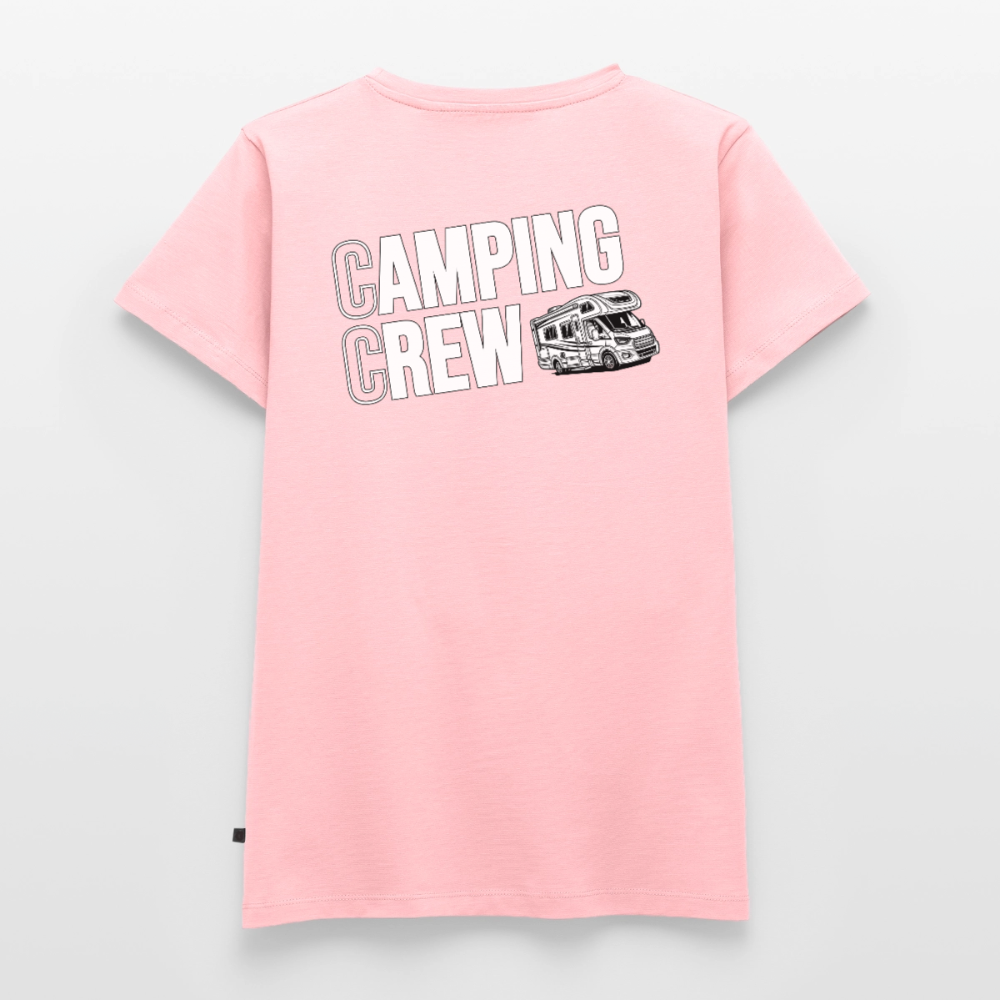 Wohnmobil Camping Crew - Damen Camping T-Shirt - Rosa
