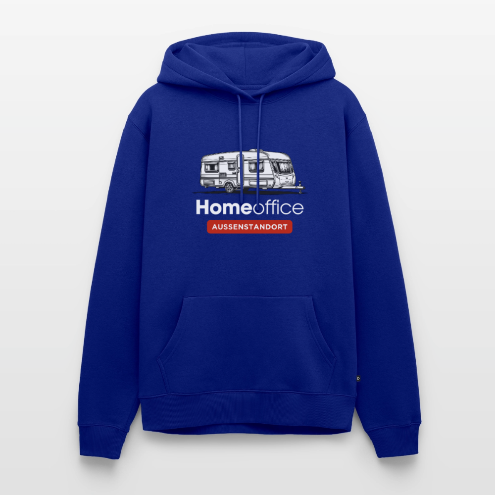 Wohnwagen Homeoffice - Herren Camping Hoodie - Royalblau