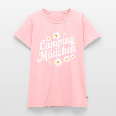 Camping Mädchen - Damen Camping T-Shirt - Rosa