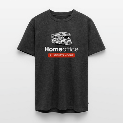 Wohnmobil Homeoffice - Herren Camping T-Shirt - Anthrazit meliert