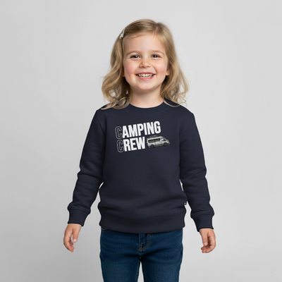 Vanlife Camping Crew - Kinder Camping Sweatshirt - Navy