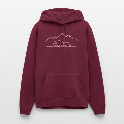 Keep it simple - Herren Camping Hoodie - Burgunderrot