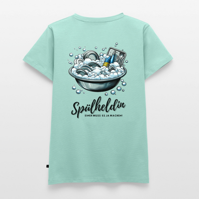 Spülheldin - Damen Camping T-Shirt - Mint 