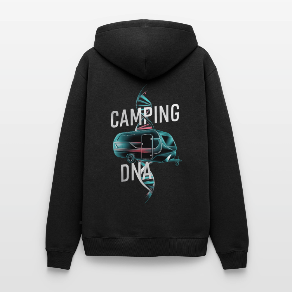 Wohnwagen Camping DNA - Herren Camping Hoodie - Schwarz