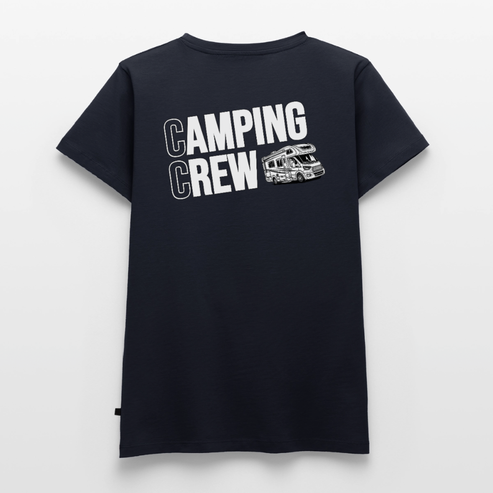 Wohnmobil Camping Crew - Damen Camping T-Shirt - Navy