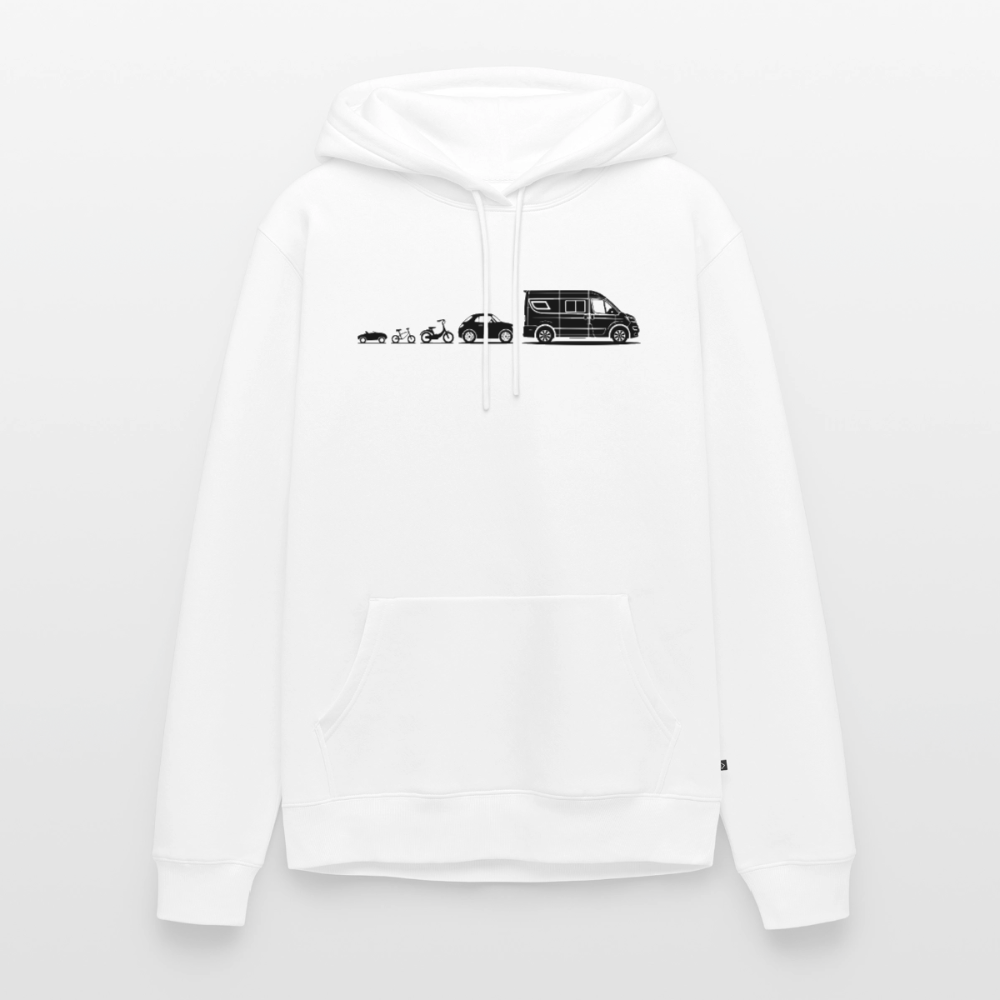 Evolution Vanlife - Herren Camping Hoodie - Weiß